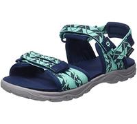 Jack Wolfskin Mixte Enfant 2 IN 1 SANDAL K Sandale, Bleu/Vert, 37 EU