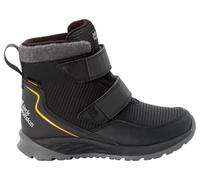 Jack Wolfskin Mixte Enfant POLAR BEAR TEXAPORE MID VC K Chaussure de Trail, Phantom / Burly Jaune Xt, 34 EU