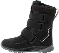 Jack Wolfskin Mixte Enfant POLAR BOOT TEXAPORE HIGH VC K Chaussure de Trail, Noir / Gris, 32 EU