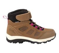 Jack Wolfskin Mixte Enfant VOJO LT TEXAPORE MID K Chaussure de Trail, Marron / Rose, 40 EU