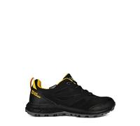 Jack Wolfskin Mixte Enfant WOODLAND TEXAPORE LOW K Chaussure de Marche, Noir Burly Jaune Xt, 31 EU