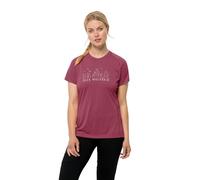 Jack Wolfskin Morobbia Vent Short Sleeve T-shirt Rouge,Violet S Femme
