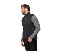 Jack Wolfskin Morobbia Wind Gilet, Noir, XXL Homme