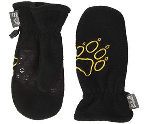 Jack Wolfskin Moufles en Polaire pour Enfant 8 Ans Noir - Noir