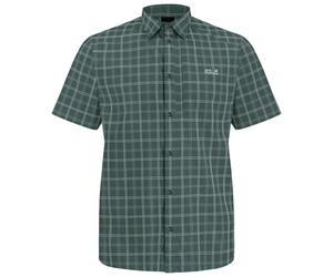 Jack Wolfskin - Norbo S/S Shirt - Chemise - M - check sago palm