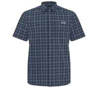 Jack Wolfskin Norbo Short Sleeve Shirt Bleu XL Homme
