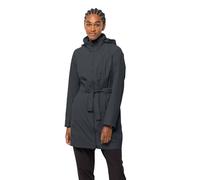 Jack Wolfskin Norden Port Coat W Manteau, Phantom, M Femme