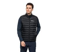 Jack Wolfskin Pack & GO Down Vest M Coat Homme, Black, M