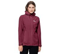 Jack Wolfskin Pack & Go Shell W Veste, Rouge Sangria, s Femme