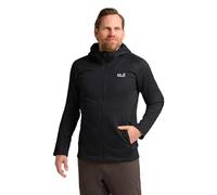 Jack Wolfskin - Peak District Hooded Fullzip - Veste polaire - S - black