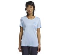 Jack Wolfskin Peak Graphic Short Sleeve T-shirt Bleu XS Femme