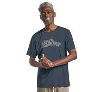 Jack Wolfskin - Peak Graphic T-Shirt - T-shirt technique - XL - new mountain midnight sky