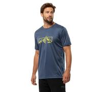 Jack Wolfskin Peak Graphic T M T-Shirt, Evening Sky, s Homme