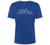 Jack Wolfskin - Peak Graphic T-Shirt - T-shirt technique - L - new mountain blue orchid