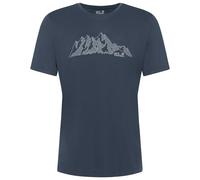 Jack Wolfskin - Peak Graphic T-Shirt - T-shirt technique - L - new mountain midnight sky