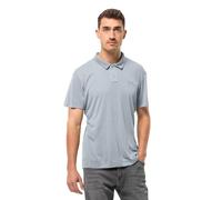 Jack Wolfskin Pikeh Polo M T-Shirt, Bleu Doux, M Homme