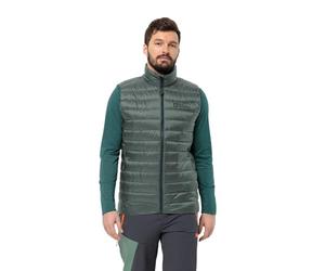 Jack Wolfskin Pilvi Down Vest M Gilet, Hedge Green, M Homme