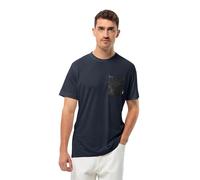 Jack Wolfskin Pocket KARANA T M T-Shirt, Night Blue, XL Herren