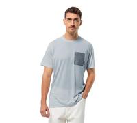 Jack Wolfskin Pocket KARANA T M T-Shirt, Soft Blue, M Herren