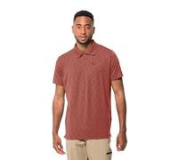 Jack Wolfskin Polo de Voyage Homme, Barn Red, L
