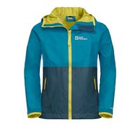 Jack Wolfskin Rainy Days Veste K Pluie Mixte, Bleu Everest, 164 cm