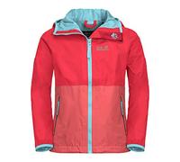 Jack Wolfskin Ranny Days Veste de pluie Enfants Veste de pluie Enfant Tulip Red FR: XXS (Taille Fabricant: 104)