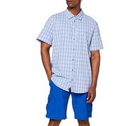 Jack Wolfskin Rays Stretch Vent, Shirt Blue Checks, S pour Hommes