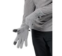 Jack Wolfskin Real Stuff Gants Unisexes, Gris Ardoise, XL, Gris Ardoise, XL