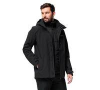 Jack Wolfskin Romberg Veste 3 en 1 pour Homme Noir Taille L