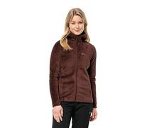 Jack Wolfskin Rotwand Hooded Fz W Veste en Polaire Femme, Dark Maroon, XXL