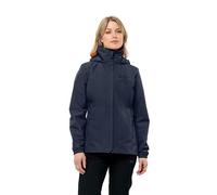 JACK WOLFSKIN Femmes Veste outdoor 'Stormy Point' marine, Gris S