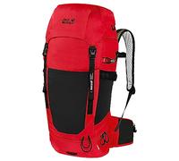 Jack Wolfskin Sac à dos de randonnée Wolftrail 34 Recco - Rouge - Taille unique
