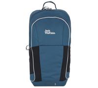 JACK WOLFSKIN Sac à dos de sport 'Moab Trail' bleu-gris / gris clair / vert fluo / noir / blanc, Taille One Size