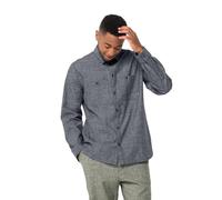 Jack Wolfskin Sandroute Shirt à Manches Longues Homme, Bleu Nuit, XL