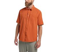 Jack Wolfskin Sierra Canyon SS Shirt M Chemise, Burnt Orange, XXL Hommes