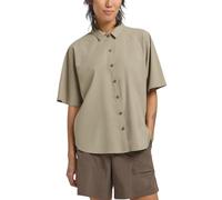 Jack Wolfskin Sierra Quest SS Shirt W Blouse, Stone, S Femmes