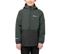 Jack Wolfskin SNOWY DAYS JACKET K, Veste Enfants unisexes, slate green/black,