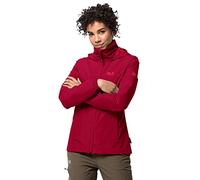 Jack Wolfskin Stormy Point Hardshell Veste Femme, Scarlet, FR : M (Taille Fabricant : M)