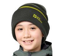 Jack Wolfskin Stripy Knit Beanie K, Bonnet Enfants Unisexes, Mint Leaf,