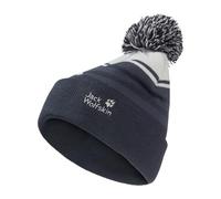 Jack Wolfskin Stripy Pompom Beanie K - Bonnet - Mixte Enfant