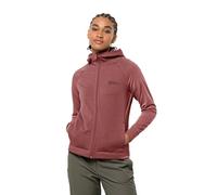 Jack Wolfskin Sweat-Shirt À Capuche JKT W Veste Polaire Femme, Beurre d'Apple, XS
