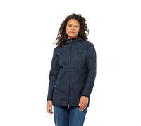 Jack Wolfskin Tannenspur Coat W Veste en Polaire Femme, Bleu Nuit, s