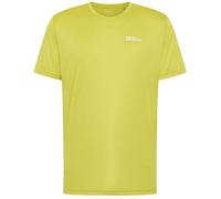 Jack Wolfskin Tech Tee Chartreuse Large Male