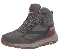 Jack Wolfskin Terraventure Texapore Mid Chaussures de Marche pour Femme, Dark Maroon., 40 EU