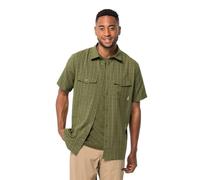Jack Wolfskin Thompson Shirt Men Chemise, Bay Leaf Check, XL Herren