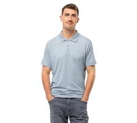 Jack Wolfskin Travel Polo M T-Shirt, Bleu Doux, M Homme