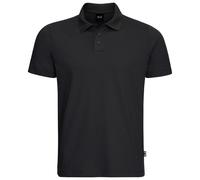 Jack Wolfskin Travel Short Sleeve Polo Noir S Homme