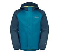 Jack Wolfskin Tucan K Veste de Pluie Mixte, Bleu Everest, 12 Ans