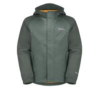 Jack Wolfskin Tucan K Veste de Pluie Mixte, Hedge Green, 12 Ans