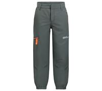 Jack Wolfskin Turbulence Pants K Pantalon de randonnée, Vert Ardoise, 8-9 Ans Mixte Enfant